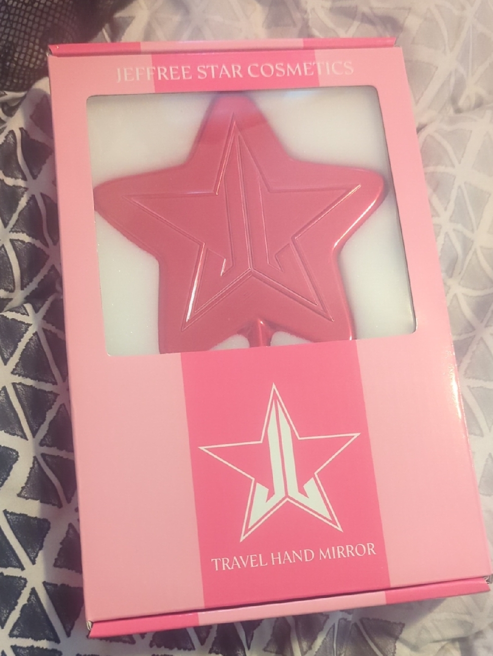 Jeffree Star RED Star-Shaped Travel Mirror